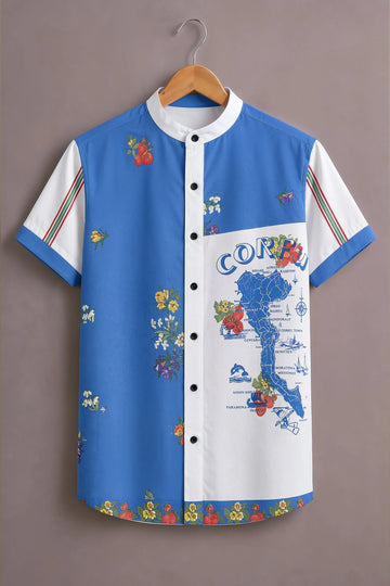 Corfu Coastal Art Shirt