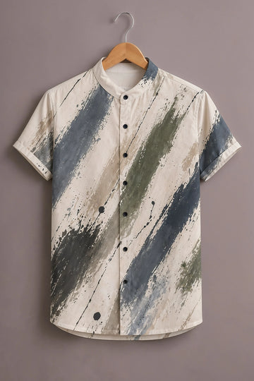 Abstract Brushstroke Art Shirt