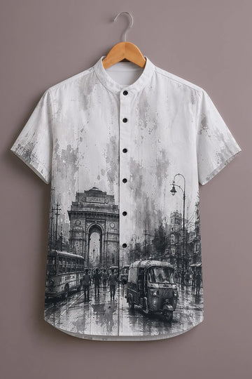 Delhi Street Sketch Shirt