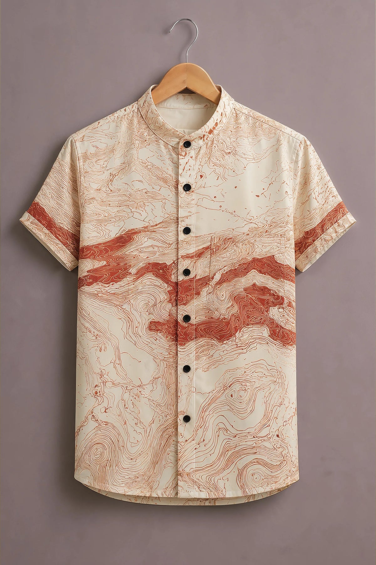 Desert Contour Print Shirt