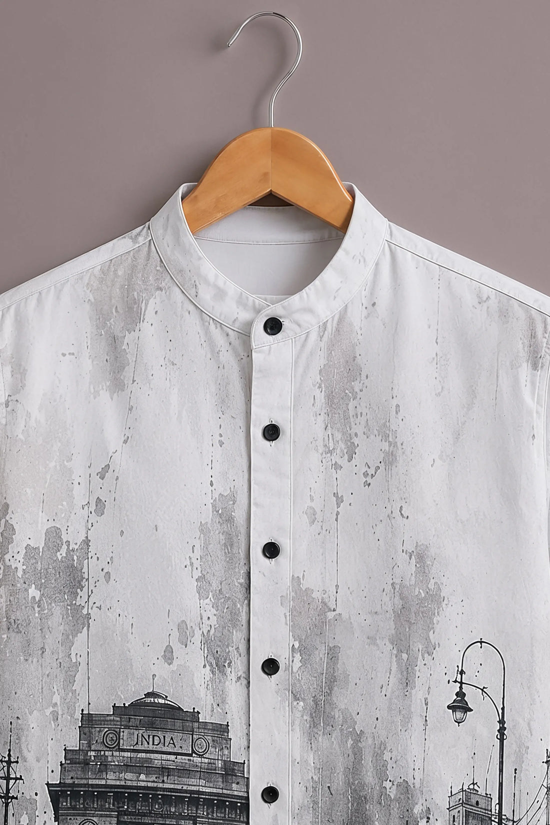 Delhi Street Sketch Shirt