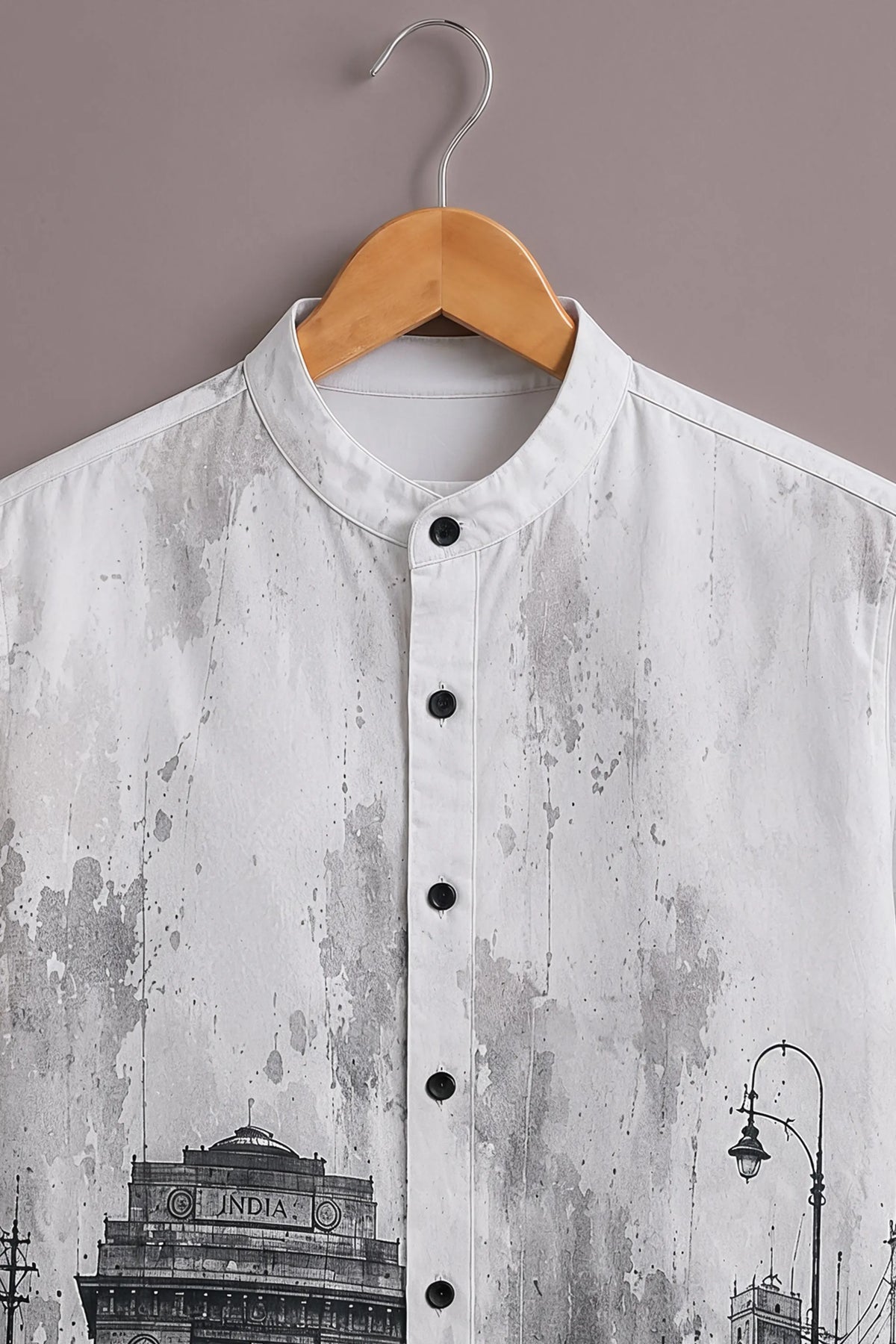 Delhi Street Sketch Shirt