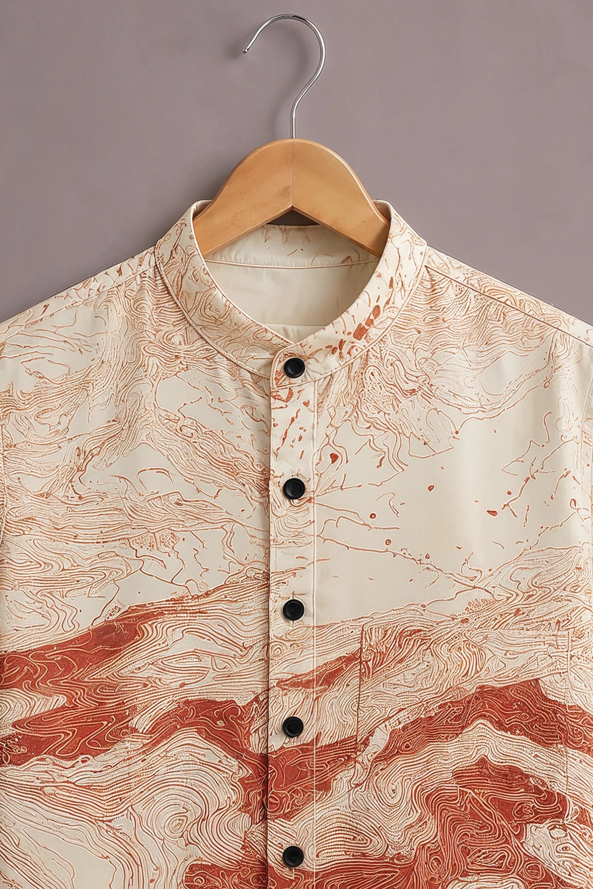 Desert Contour Print Shirt