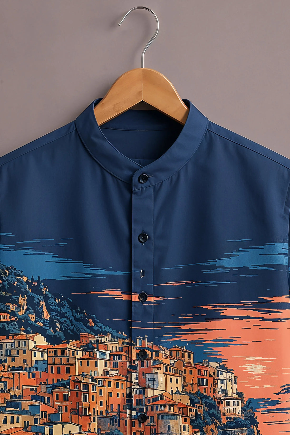 Men's Amalfi Sunset Art Shirt