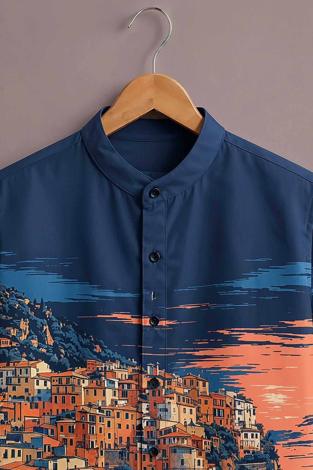Men's Amalfi Sunset Art Shirt
