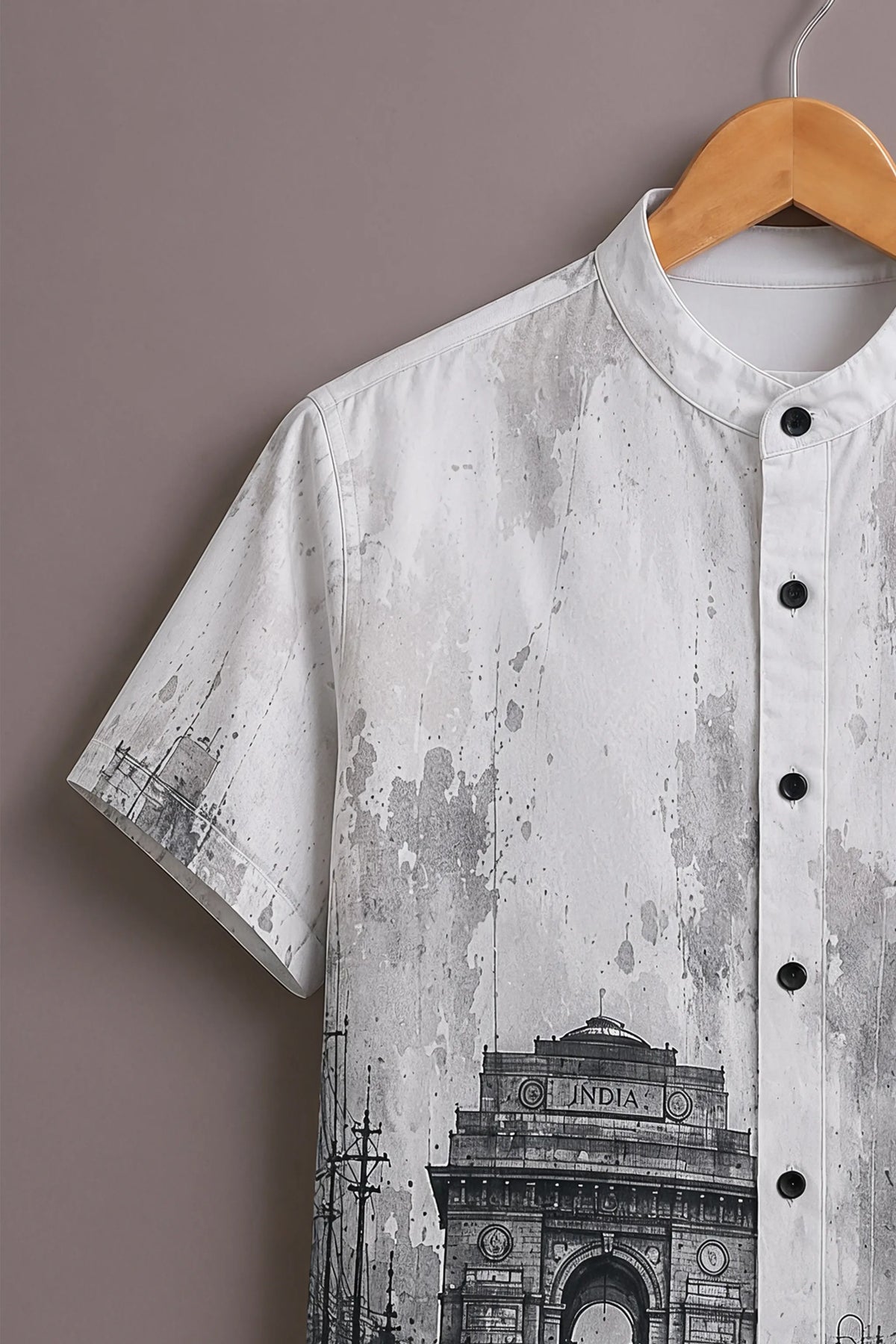 Delhi Street Sketch Shirt
