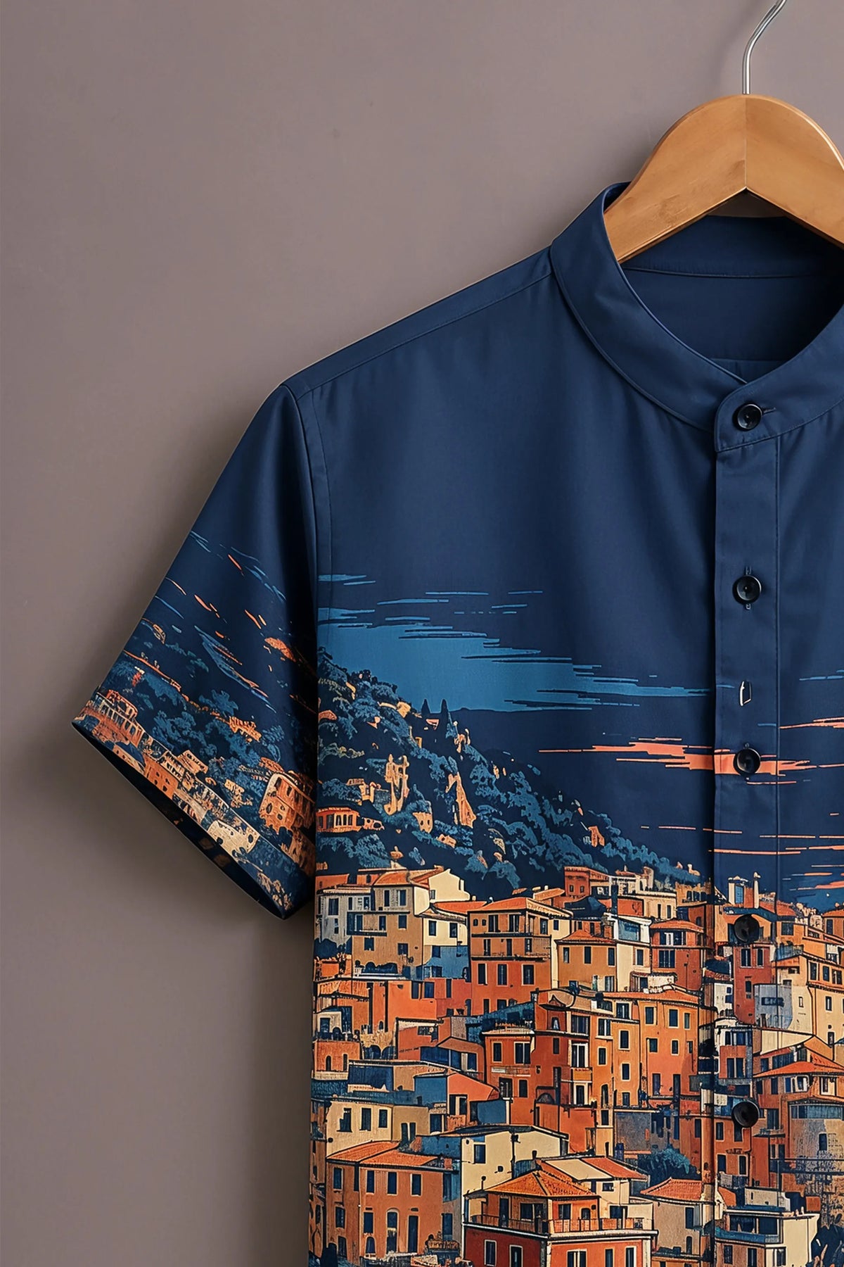 Men's Amalfi Sunset Art Shirt