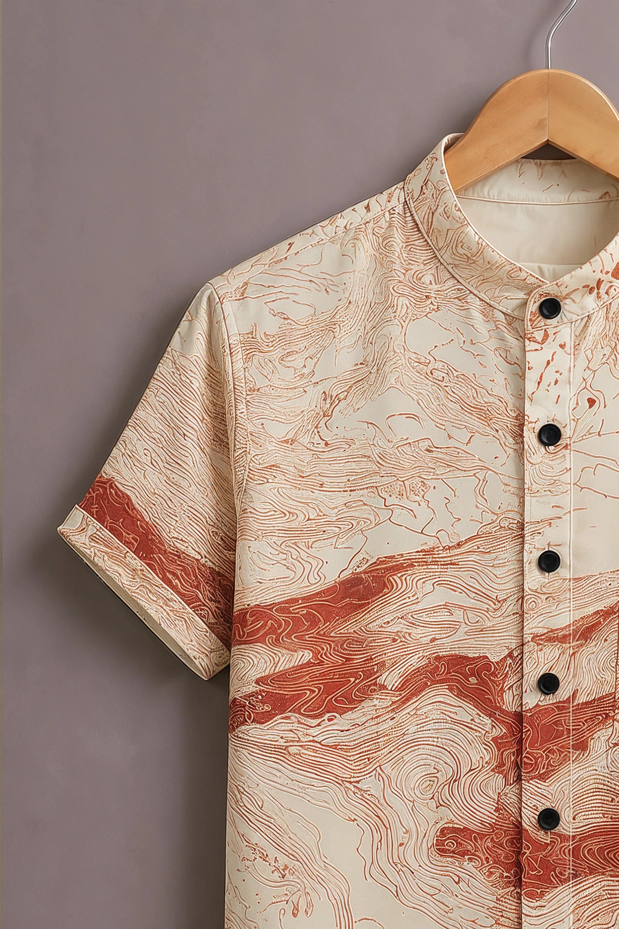 Desert Contour Print Shirt